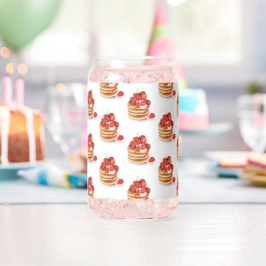 Trinkgeschirr-Set Frühstück-Pfannkuchen  Dosenglas (Insitu (Geburtstag))