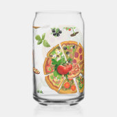 Trinkgeschirr-Set Pizza-Zeit Dosenglas (Rückseite)