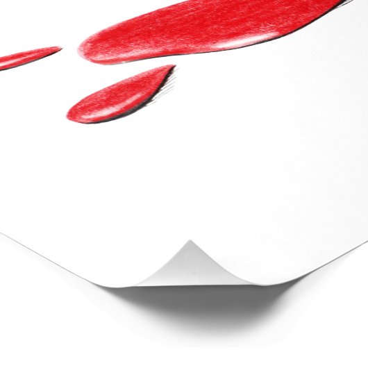 Trinkgeweih Poster (Ecke)