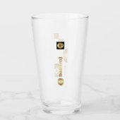 Trinkglas DamienJ-Logo Glas (Vorderseite)