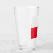 Trinkglas der polnischen Flagge Glas (Rechts)
