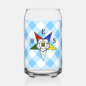 Trinkglas des Order of the Eastern Star Dosenglas (Rückseite)