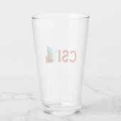 Trinkglas Glas (Rückseite)