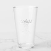 Trinkglas Glas (Rückseite)