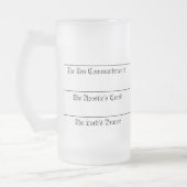 Trinkglas Martins Luthers Mattglas Bierglas (Links)