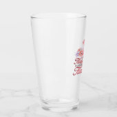 Trinkglas mit Flamingos Glas (Links)