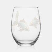 Trinkglas/Porzellan Koi/Trinkbehälter Set Weinglas Ohne Stiel (Rückseite)