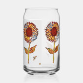 Trinkglas-Set Sonnenblumen Dosenglas (Links)