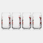 Trinkglas-Set-Weihnachts-Schneemann Dosenglas (Links)