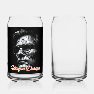 Trinkglas-Stil: Gedrucktes Dosen Glas, Set: Set vo Dosenglas