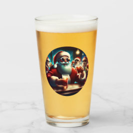 Trinkglas - Weihnachtsmann Glas