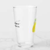 Trinkglas - Zitrone Glas (Rechts)