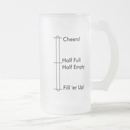 Trinkgläser. Klare Glasbier-Tassen Mattglas Bierglas (Rechts)