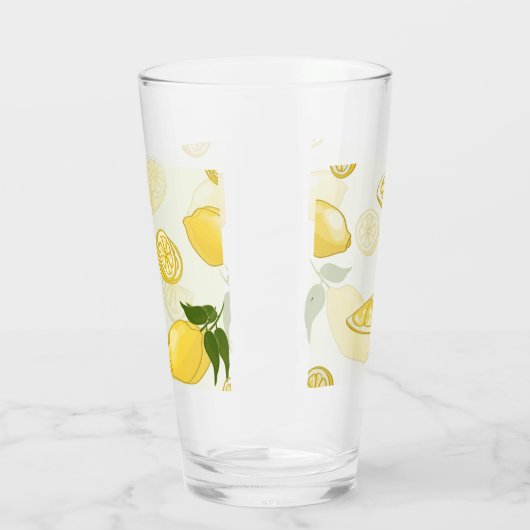 Trinkgläser Lemon Print Glas (Links)