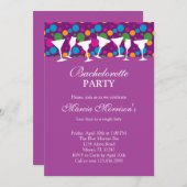 Trinkgläser Moderne Bachelorette Einladung (Vorne/Hinten)