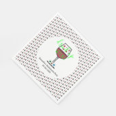 Trinkhexen Halloween Bachelorette Serviette (Ecke)