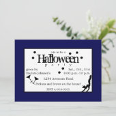 Trinkhexen Halloween Einladung (Stehend Vorderseite)