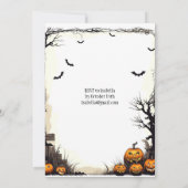 Trinkhexen Halloween Einladung (Rückseite)