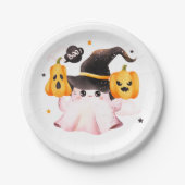 TrinkHexen Halloween-Tasche - Spooky Hexe Pappteller (Vorderseite)