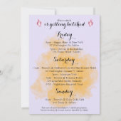 Trinkhexen Lila Tränke Einladung (Rückseite)