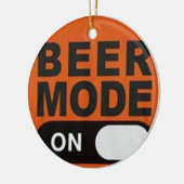 "TRINKING MODE ON" CHRISTMAS ORNANATION KERAMIK ORNAMENT (Links)