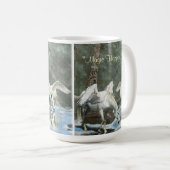 TRINKING PEGASI & TOTEMS Fantasy Art Tasse (VorderseiteRechts)