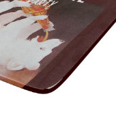 TRINKING POLAR BIER FLASK Cocktail Party Schneidebrett (Ecke)