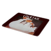 TRINKING POLAR BIER FLASK Cocktail Party Schneidebrett (Ecke)