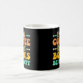 Trinkkaffee Lesen Bücher glücklich sein Kaffeetasse (Mittel)