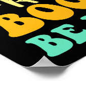 Trinkkaffee Lesen Bücher glücklich sein Poster (Ecke)