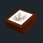 Trinkkistenhalde Erinnerungskiste<br><div class="desc">Trinket Box wird in goldenen Eichenholz mit Taubenkunstdruck gezeigt. Passen Sie dieses Objekt an oder kaufen Sie,  wie es ist. Lizenziertes Bild</div>