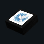 Trinkkistenhalde Erinnerungskiste<br><div class="desc">Trinket Box wird im schwarzen Holz mit einem Taubenkunstdruck gezeigt. Passen Sie dieses Objekt an oder kaufen Sie,  wie es ist. Lizenziertes Bild</div>