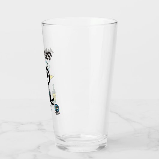 Trinkkrustenpint Glas (Links)
