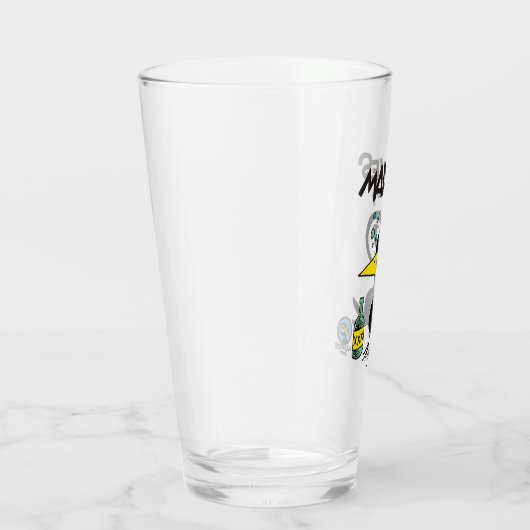 Trinkkrustenpint Glas (Rechts)