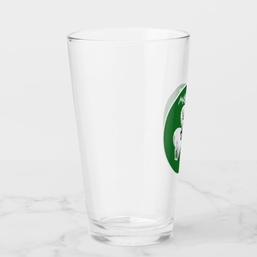 Trinkkrustenpint Glas (Rechts)