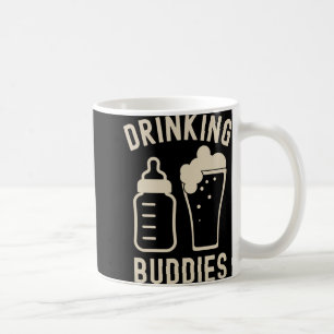 Trinkkumpels Papa Opa neues Baby Bier und Flasche Kaffeetasse