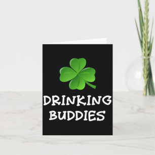 Trinkkumpels St. Patrick's Day Bier Lustig Iri-s Karte