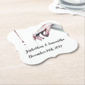 Trinkküsten Geometrisches Xzombie Tropfen Vampir Untersetzer (angewinkelt)