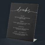Trinkmenü Hochzeitsempfang Pedestal Bar Sign Sockelschild<br><div class="desc">Unser beliebtes Bar-Menü mit Getränken ist ideal,  um einen Rahmen zu ergänzen,  der an der Bar zu sehen ist. Die Gäste können bei Ihrer Veranstaltung die Getränke auswählen,  die sie bestellen möchten.</div>