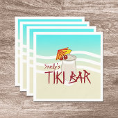 Trinkname Tiki Bar Serviette