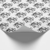 Trinkpapier für Alice im Wunderland Geschenkpapier (Ecke)