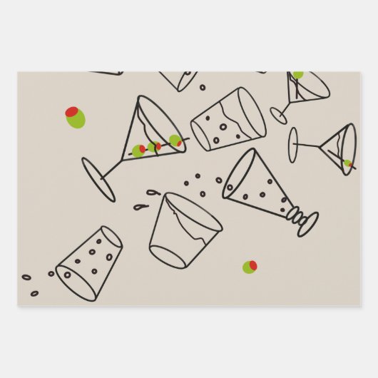 Trinkpapier Geschenkpapier Set (Vorderseite 3)