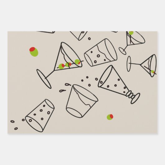 Trinkpapier Geschenkpapier Set (Vorderseite 2)