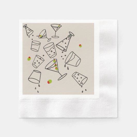 Trinkpapier Servietten (Vorderseite)
