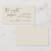 Trinkschein, Erwachsenengetränk, Hochzeitsfeier, B Begleitkarte (Vorne/Hinten)