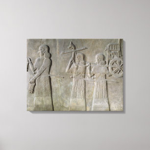 Trinkschiffe und der Königwagen Leinwanddruck