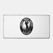 Trinkschwingen Swear Wiederholung Golf Schreibtischunterlage (Vorderseite)