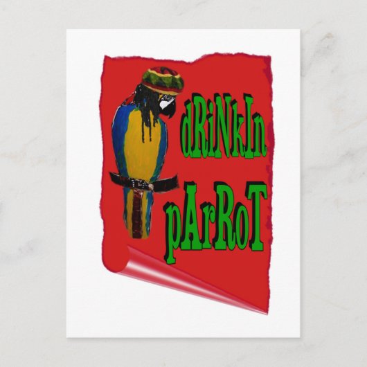 Trinksittich Postkarte (Vorderseite)