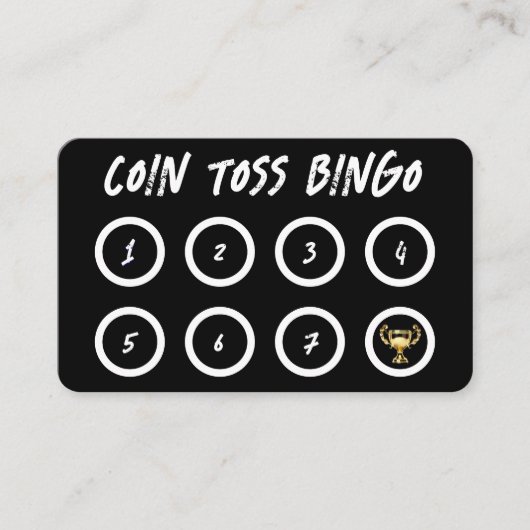 Trinkspiele für Party Visitenkarte (Vorderseite)