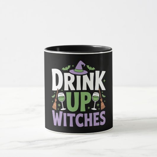 Trinkt aus Hexen Halloween-Party Tasse (Zentrum)